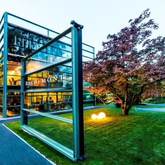 View of Richemont Headquarters building in Geneva
